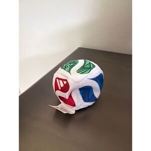 World Cup Hacky Sack Adidas Mini Soft Soccer Ball White Red Blue Green foot bag